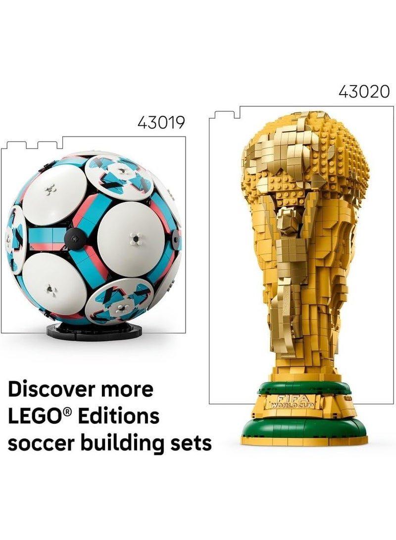 LEGO 43019 Special Edition Soccer Ball3D Display Model Kit w/Interactive Miniature Stadium - Soccer Ball Toy - Birthday Gift for 10+ Year Old Boys, Girls & Adult Sports Fans - Image 5