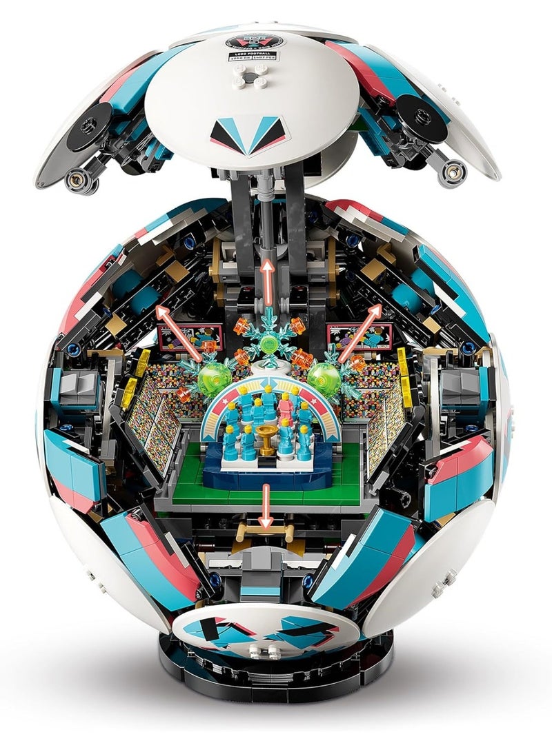LEGO 43019 Special Edition Soccer Ball3D Display Model Kit w/Interactive Miniature Stadium - Soccer Ball Toy - Birthday Gift for 10+ Year Old Boys, Girls & Adult Sports Fans - Image 1