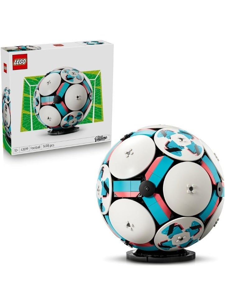 LEGO 43019 Special Edition Soccer Ball3D Display Model Kit w/Interactive Miniature Stadium - Soccer Ball Toy - Birthday Gift for 10+ Year Old Boys, Girls & Adult Sports Fans - Image 2