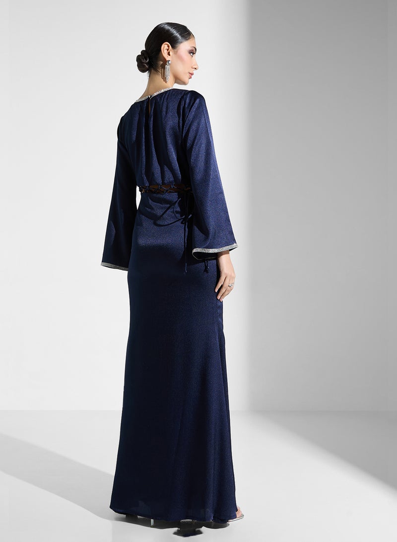 Namshi x Laced Waist Maxi Dress - Image 2