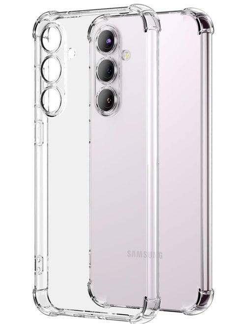 Samsung Galaxy A56 Case Clear Reinforced Corners Scratch Resistant TPU Case Protective Clear Cover for Samsung Galaxy A56 5G
