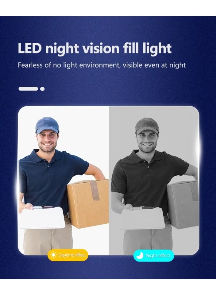 BlueFire Smart Video Doorbell with 4.3” Indoor Display & 800W HD Camera, 170° Wide Angle, Night Vision, 2-Way Intercom Talk, Motion & Vibration Detection Alert, Privacy-Safe Recording, IP65 Waterproof, Type-C Charging, Wireless Installation, Long Battery Life with 1000Ah Rechargeable Battery, TF Card Storage, Easy Setup for Families, Elderly & Kids, Secure Home Door Security Camera System with Real-Time Monitoring & Clear Audio - Image 5