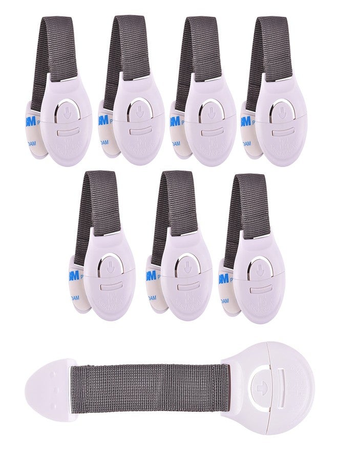 KitschKitsch Baby Safety Plastic Drawer Locks (8 Piece Grey) - Image 1