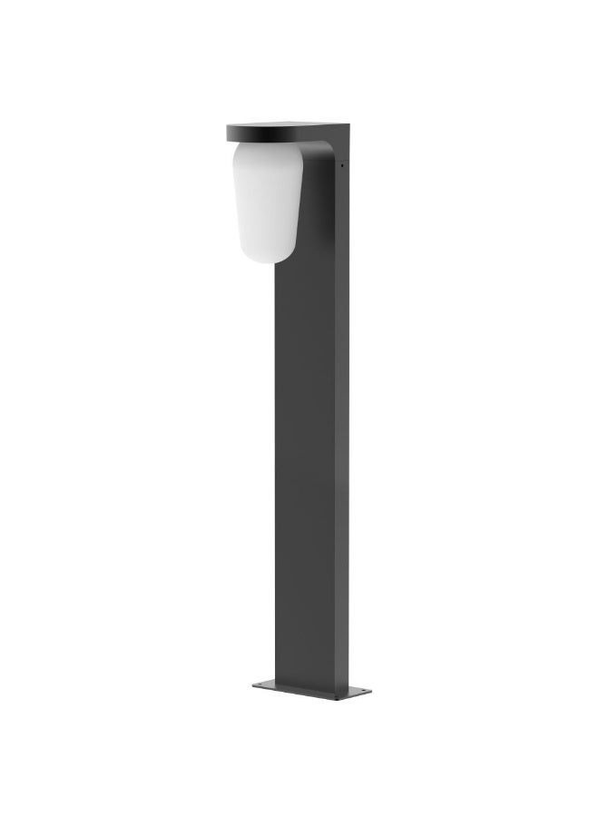 DANUBE HOME Milano Elara E27 Pole Light - Grey Finish Durable Aluminium Lights With E27 Light Outdoor Landscape Lighting For Gardens, Patios, & Pathways - 20X20X80Cm