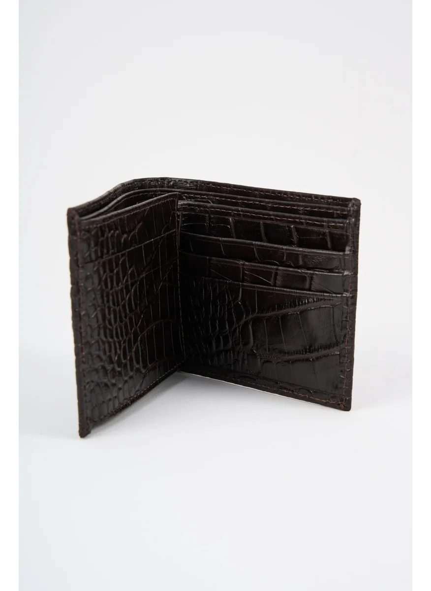 Alexander Gardi Men's Texture Detail Leather Wallet (E24-CZDN-12)