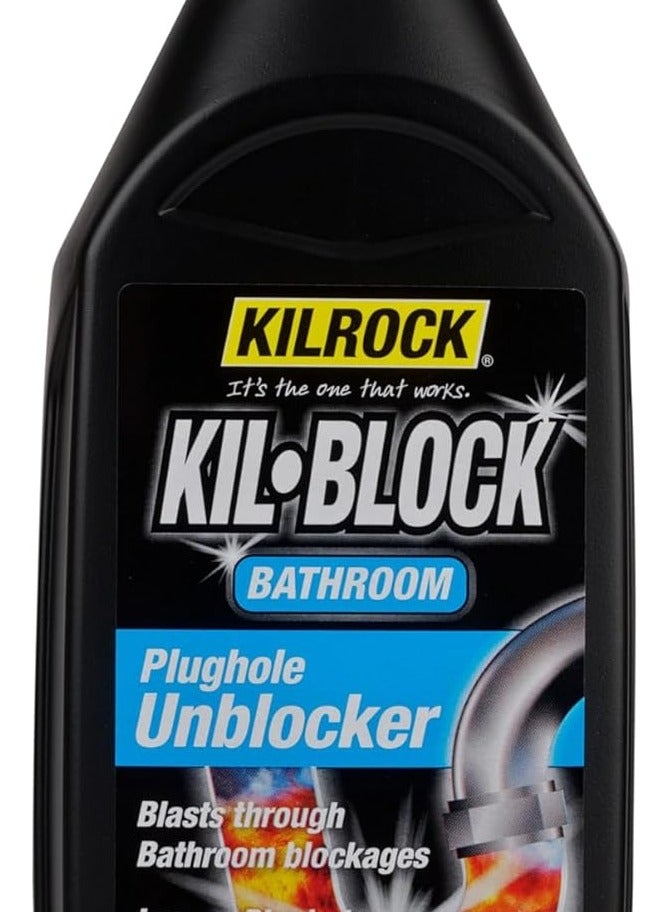 KILROCK Kilblock Bathroom Plughole Unblocker 500 ML - Image 1