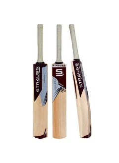 STRAUSS Strauss Cricket Bat | Edition: 5000 | Kashmir Willow | Size: SH | Tennis & Synthetic Ball Cricket Bat | Tennis Cricket Bat  - Image 1