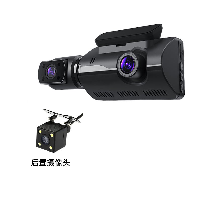 Driving Recorder Dashcam Hd 3-Inch Screen Car Front And Rear Dual-Lens Night Vision Driving Recorder - Image 3