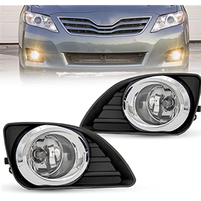 WEZEMLIGHT Fog Lights Assembly Replacement For 20102011 Toyota Camry Included Switch And Wiring KitClear Lens - Image 2
