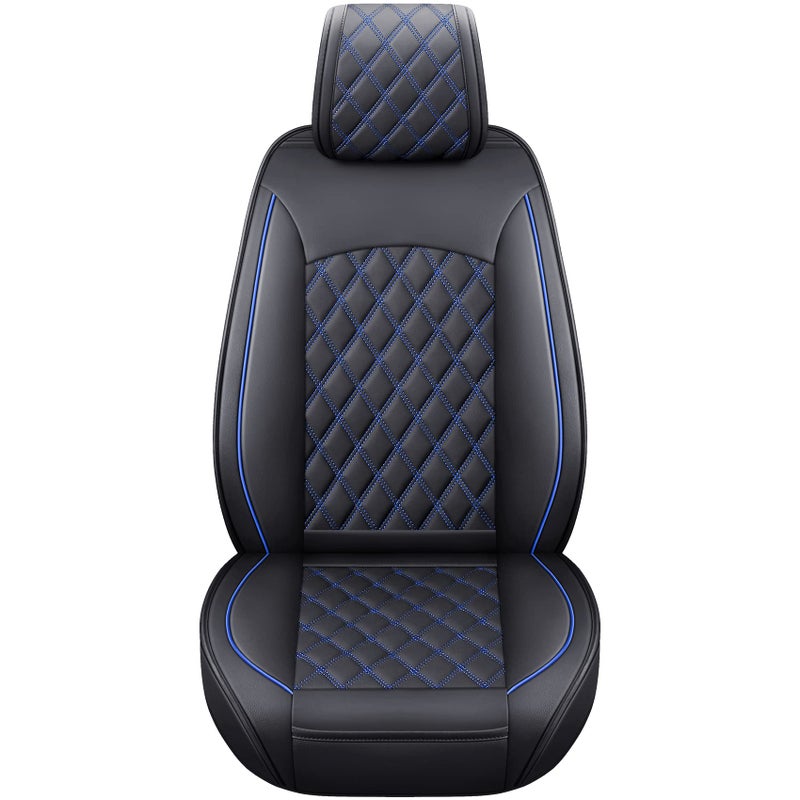 Aierxuan Toyota Tacoma Seat Covers Custom Fit 20052025 TRD OffRoad Overlanding Concept SR5 Double Cab Pickup Truck Waterproof Leather Front Car Cushions2 PCS FrontBlackBlue