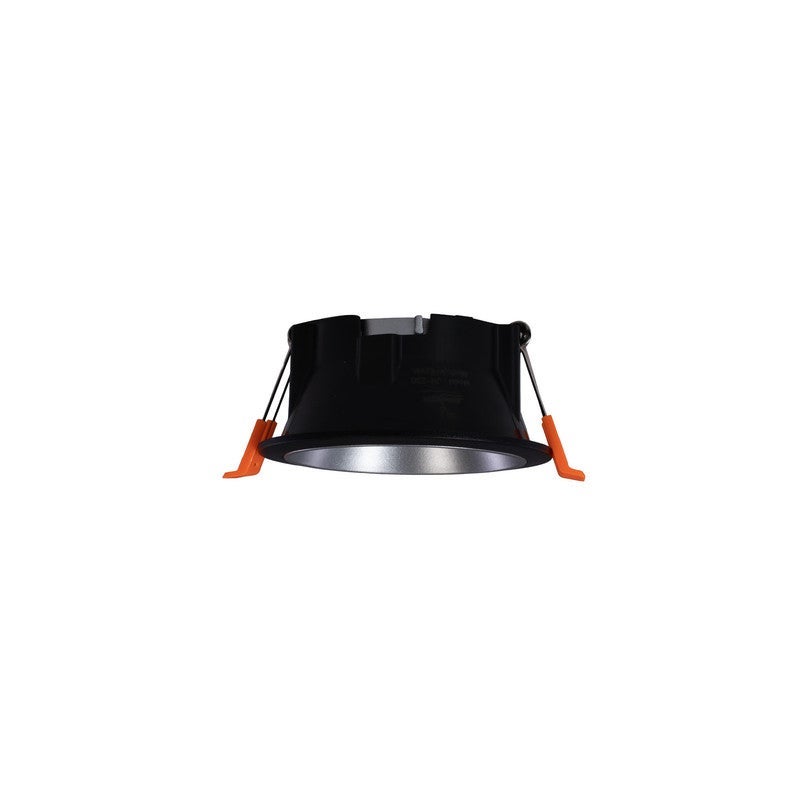 Jana Light Empty round plastic spotlight with a thin lip, black and silver, Jana Light LT-230 quantity 10 - Image 4