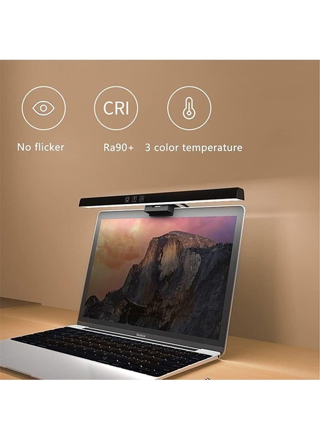 LINJIE - Computer Monitor Lamp,Computer desk light with touch control，3 Color Temperature ，USB LED Light for PC/Office/Gaming/Home - Image 1