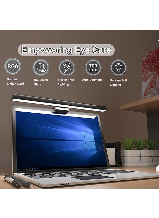 LINJIE - Computer Monitor Lamp,Computer desk light with touch control，3 Color Temperature ，USB LED Light for PC/Office/Gaming/Home - Image 1