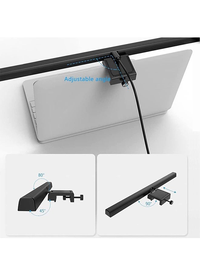 LINJIE - Computer Monitor Lamp,Computer desk light with touch control，3 Color Temperature ，USB LED Light for PC/Office/Gaming/Home - Image 1