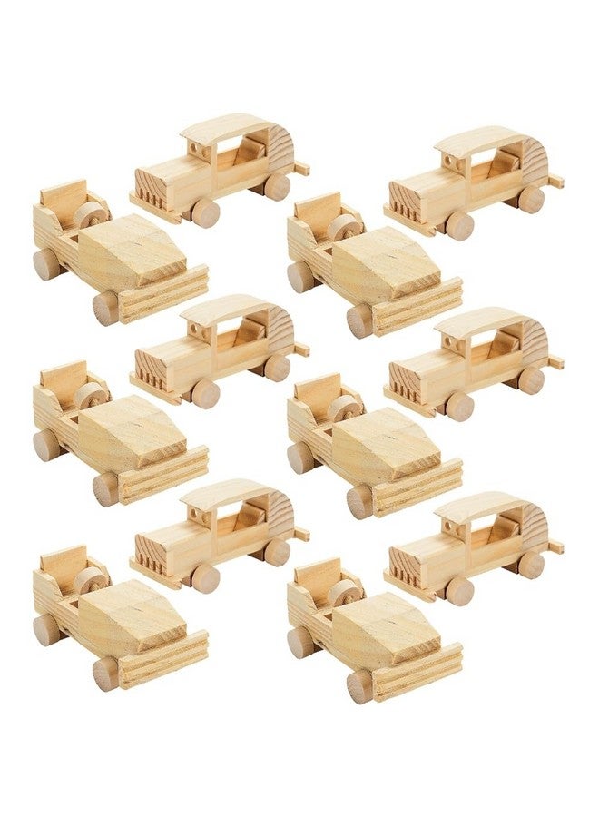 Fun Express DIY Unfinished Wood Hot Rod Cars Set - Craft Kits for Kids Customizable Race Car Party Favors - Birthday Parties Arts & Crafts Projects Family Fun - Perfect Crafting Decorating - 12 Pieces - Image 1