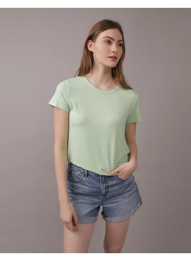 American Eagle Crew Neck Half Sleeve Top - Image 1