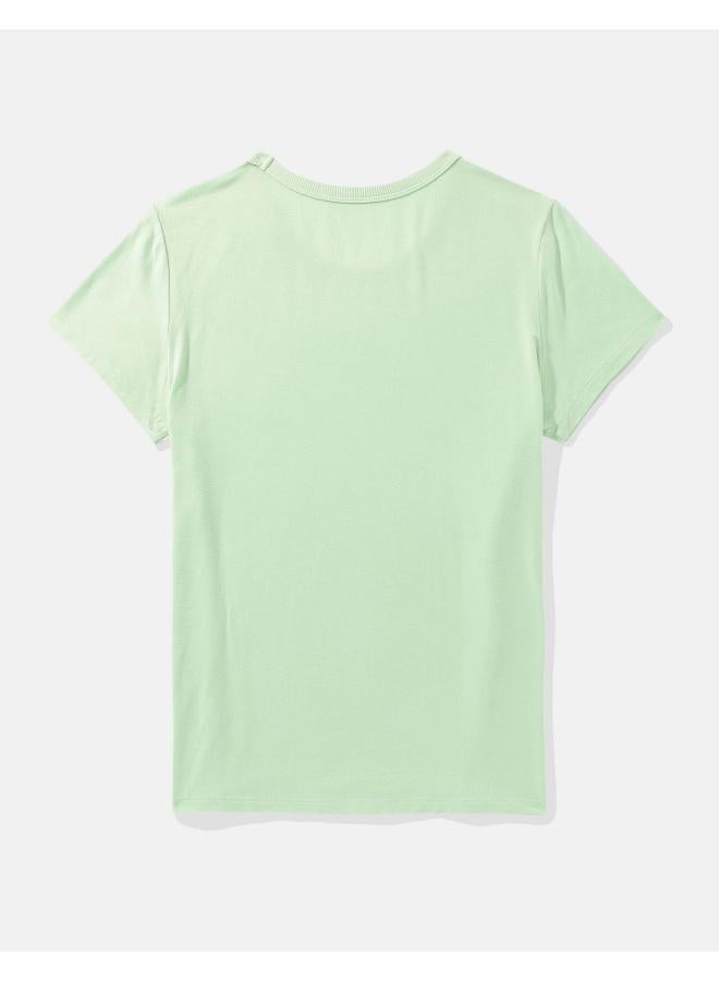 American Eagle Crew Neck Half Sleeve Top - Image 2