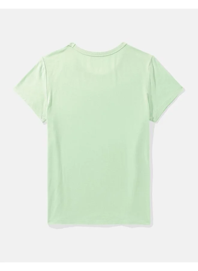 امريكان ايجل Crew Neck Half Sleeve Top