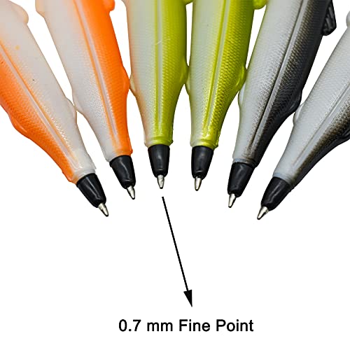 Maydahui 6 PCS Fish Ballpoint Pen Creative Novelty Pens Black Ink for School Office Home - Image 4