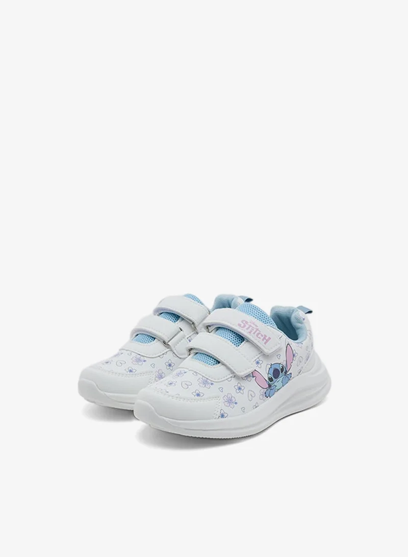 R&B Stitch Print Velcro Shoes