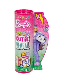 Barbie Cutie Reveal Doll & Accessories With Animal Plush Costume & 10 Surprises Including Color Change, Bunny As A Koala In Costume-Themed Series  - Image 2