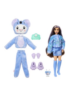 Barbie Cutie Reveal Doll & Accessories With Animal Plush Costume & 10 Surprises Including Color Change, Bunny As A Koala In Costume-Themed Series  - Image 3