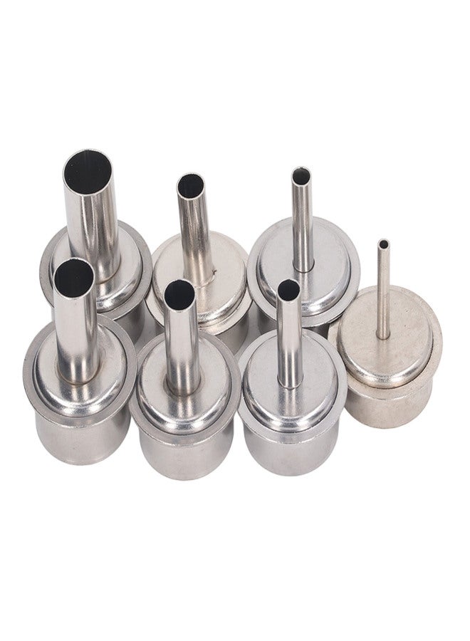 7 Pcs Hot Air Gun Nozzle Straight Heat Gun Tips Stainless Steel Desoldering Station Nozzle for Repair Maintenance - Image 5