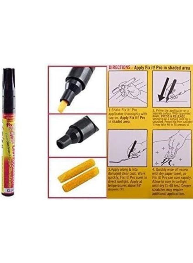 Painting Pens - Fix It Pro Pen Repair Car Scratch Repair Remover Pen Clear Coat Applicator Transparent Car Styling (2pcs) - Image 2