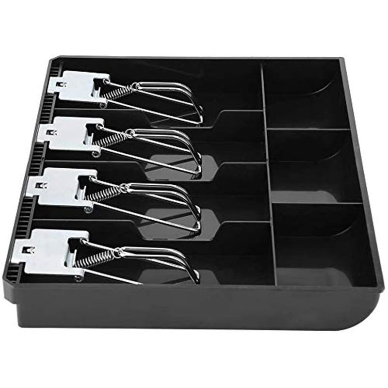 DivineXt Cash Tray Metal (7 Compartment, Black) - Image 1