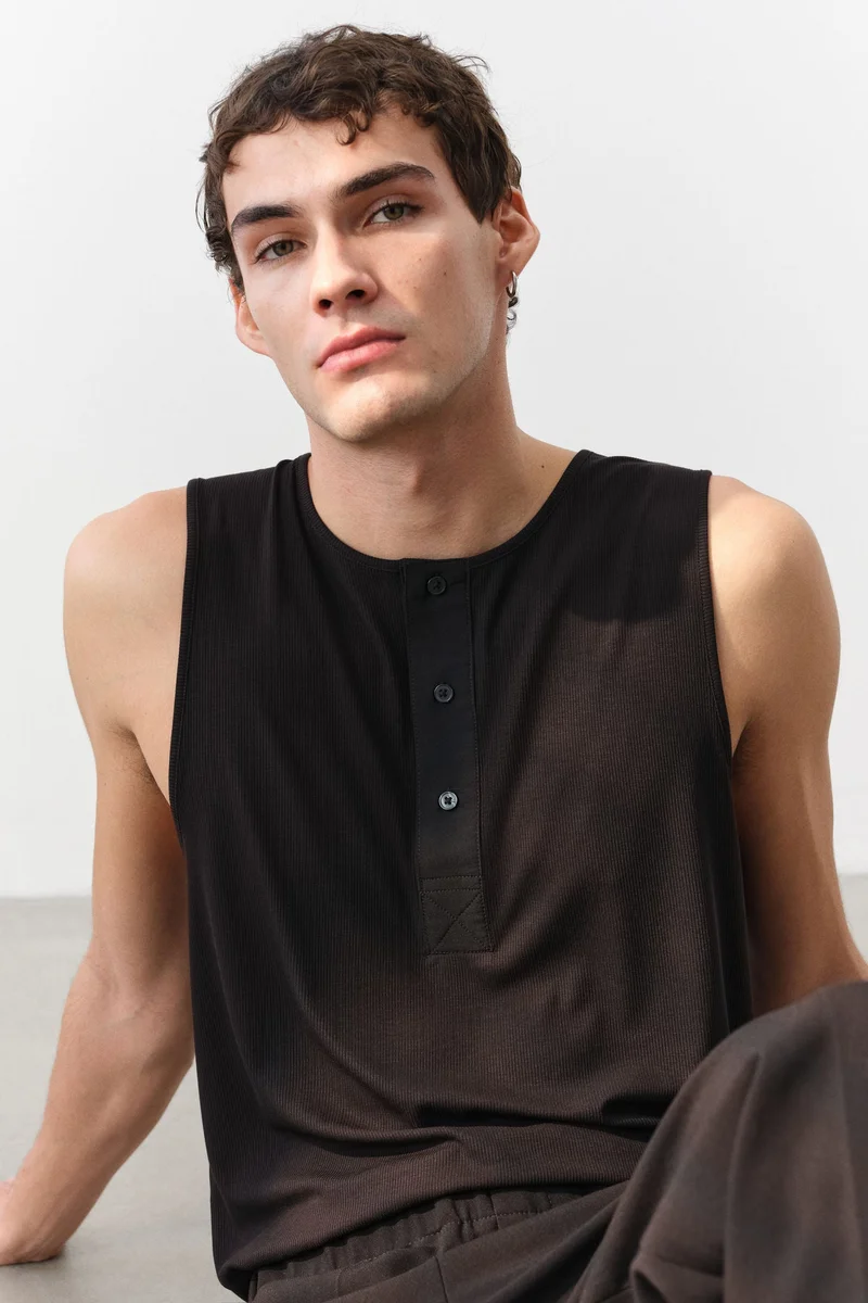 H&M Slim Fit Ribbed vest top