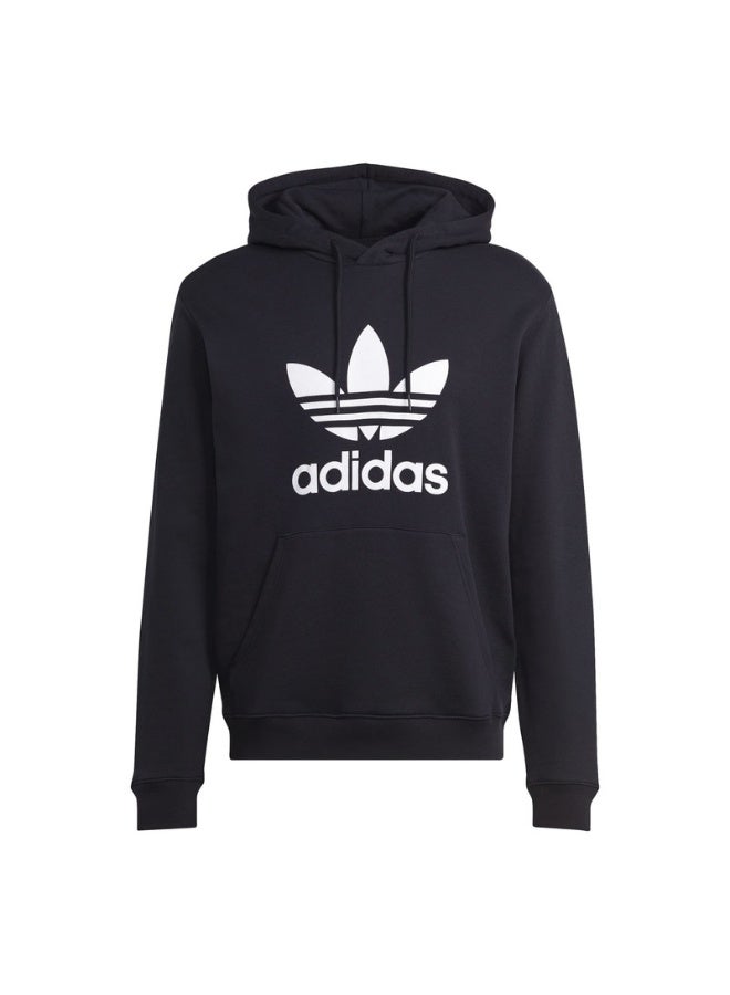 Adidas adidas TREFOIL HOODY Black Originals Men SWEATSHIRTS  - Image 1