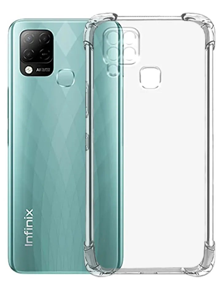 Shockproof Transparent Case Compatible with Infinix Hot 10S