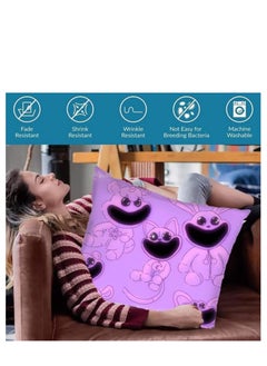 Y&D Smiling Critters Throw Pillow Covers,Case Cover Square Cushion Cover,Smiling Critters Cartoon peripheral,Animal Cushion Covers Pillow Case Cover for Sofa Car Bedroom Home Decor  - Image 3