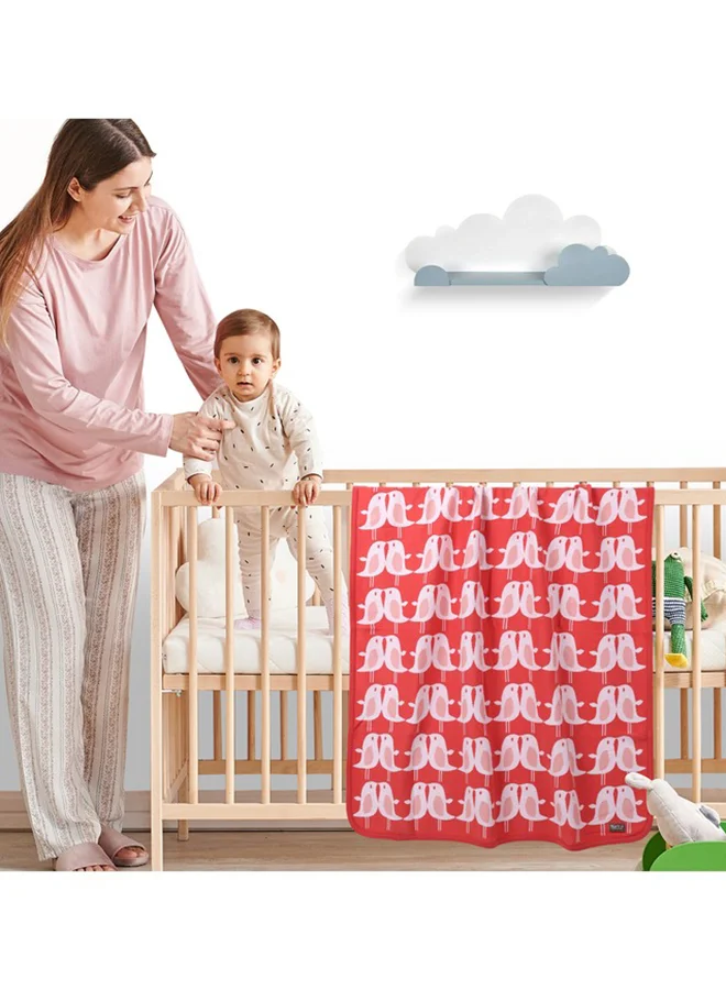 Nurtur Soft Baby Blankets For Boys And Girls 100% Combed Cotton Lightweight Fleece