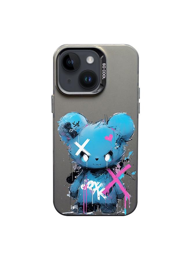 S-TOP Case For iPhone 14 Plus Color Ink Frosted PC+TPU Phone Case - Image 1