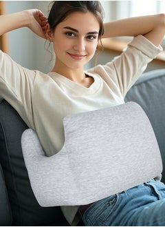 Generic Hysterectomy Recovery Pillow, Post-Surgery Cushion for Abdomen C-Section Tummy Tuck Lumpectomy Myomectomy Patients Must Haves Abdominal Pillow with Pocket (Grey)  - Image 1