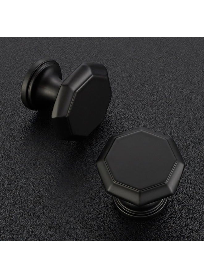 Ravinte 10 Pack Matte Black Kitchen Cabinet knobs Single Hole Drawer Pulls for Bathroom, Dresser Drawer and Cupboard Hardware - Image 2