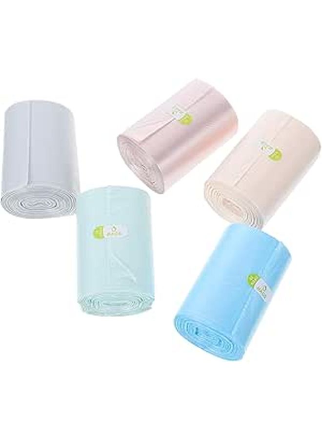 Office Desktop Trash Bags 250Pcs Disposable PE Rubbish Bags Thickened Waste Organizer for Small Trash Can Suitable for Office and Home Use White - Image 1