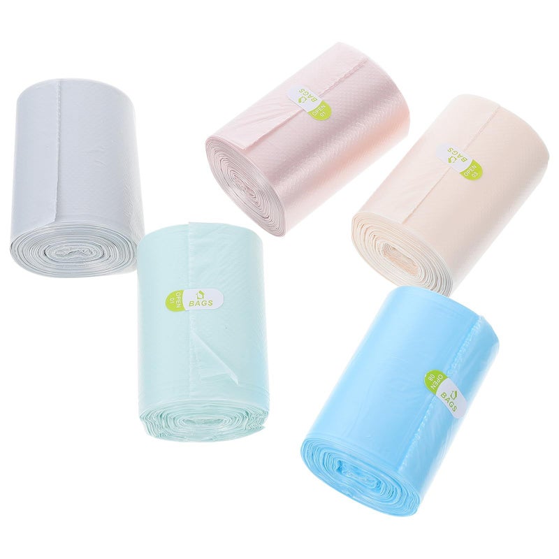 Office Desktop Trash Bags 250Pcs Disposable PE Rubbish Bags Thickened Waste Organizer for Small Trash Can Suitable for Office and Home Use White - Image 2