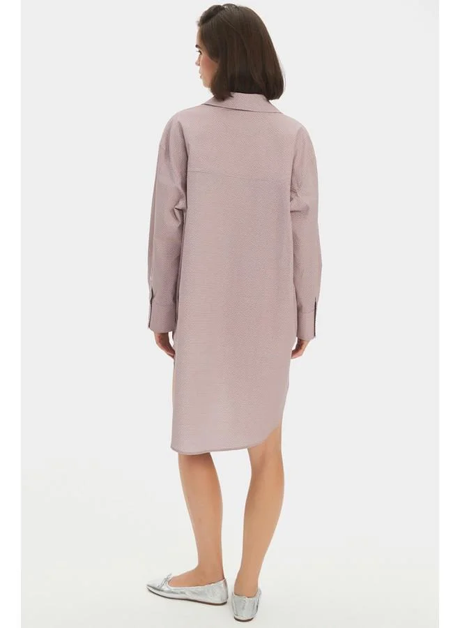 JUNE Oversized Shirt Dress