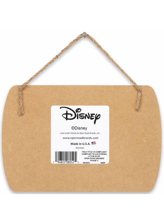 Open Road Brands ديزني ويني ذا بوه وأصدقائه ديكور حائط خشبي معلق ليوم سعيد - لافتة عتيقة لويني ذا بوه لغرفة النوم أو الحضانة - Image 3