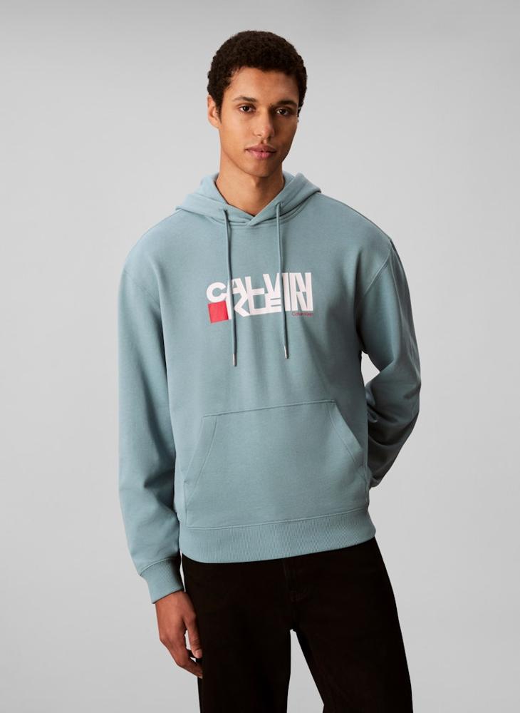 Calvin Klein Jeans Logo Graphic Hoodie - Image 1