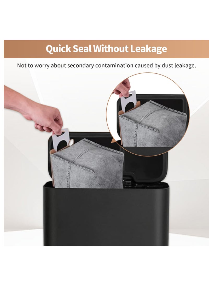 SYOSI Replacement Dust Bags for Eufy Clean G35+, G40+, G40 Hybrid+, Auto-Empty Station, Vacuum Cleaner Automatic Airclean Dirt Disposal Bags Accessory Part (12 Packs) - Image 4