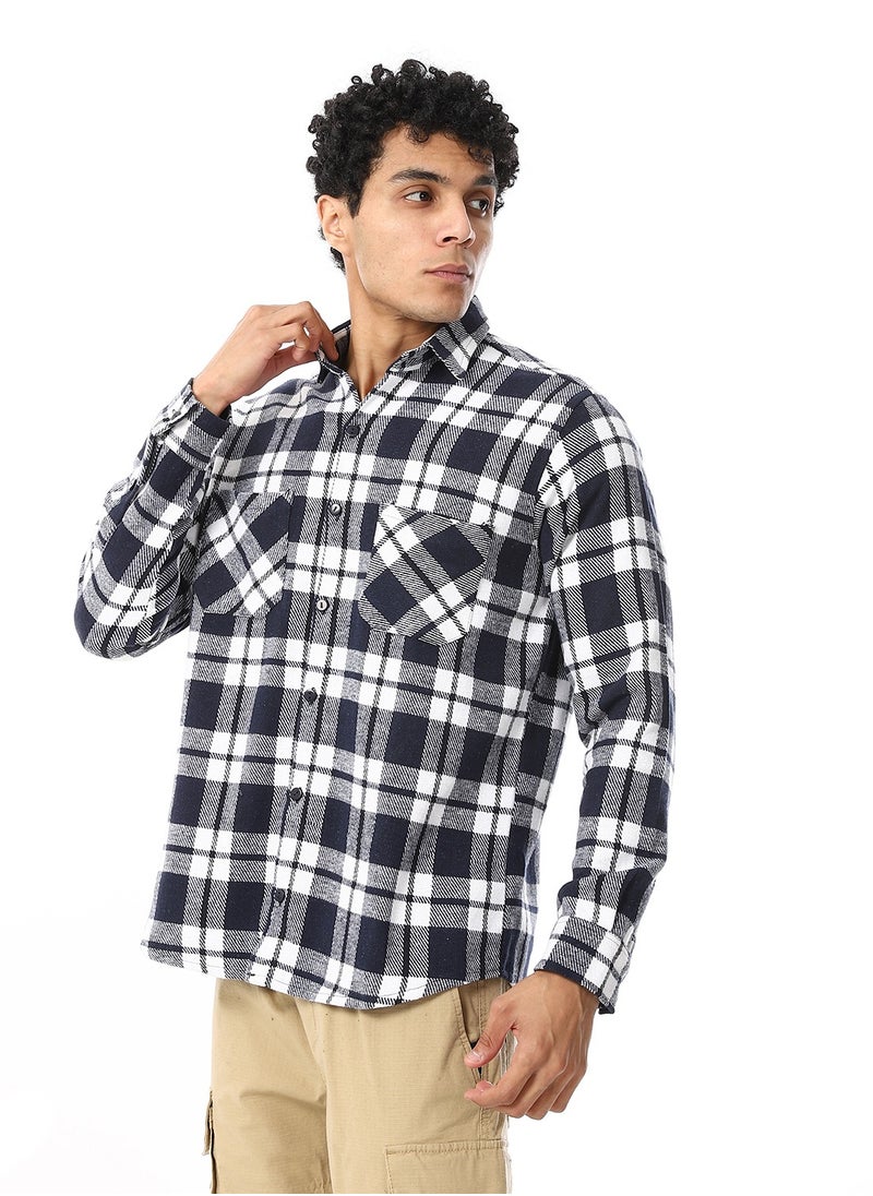 Master Jeans - Men's Long Sleeves Shirt - Wool - Image 1