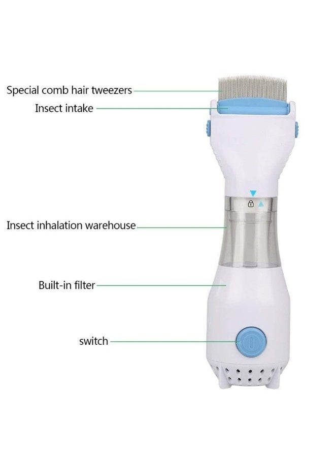 Generic - Electric Hair Lice Comb Vacuum Effective Head for and Pets Get Rid of with this Vacuums Machine Pack 1 - Image 1
