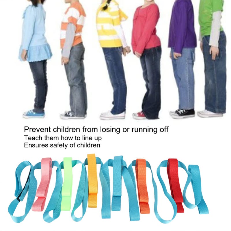 ZJchao Walking Rope, Baby Kids Walking Rope Antiâ€‘lost Colorful Handles Safety Harnesses Leashes Safety Line Rope for Preschool Daycare Walking Harness Child Leash Wrist Leash Harness Walking Leash - Image 2
