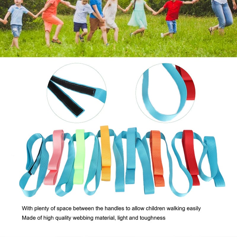 ZJchao Walking Rope, Baby Kids Walking Rope Antiâ€‘lost Colorful Handles Safety Harnesses Leashes Safety Line Rope for Preschool Daycare Walking Harness Child Leash Wrist Leash Harness Walking Leash - Image 4