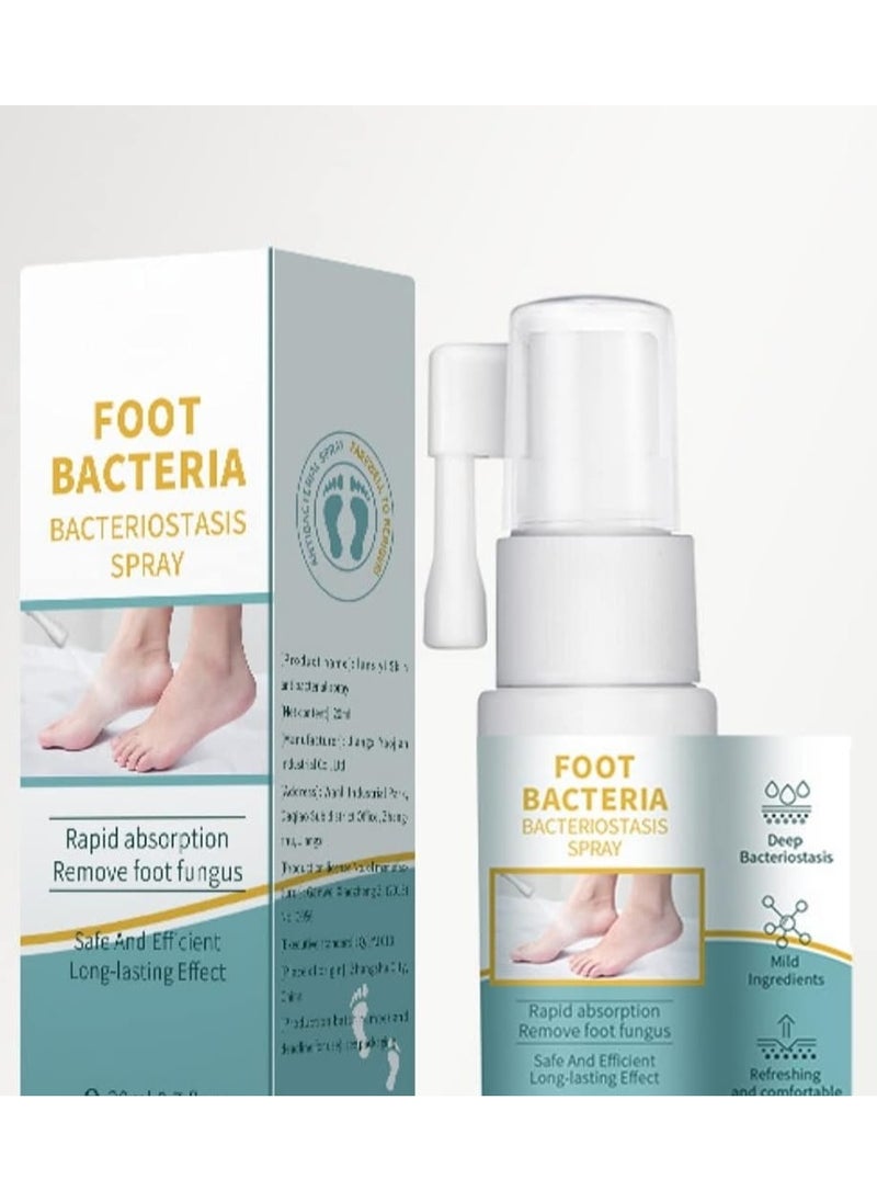 lansiyi Foot Bacteria Bacteriostatic Spray, Foot Care Spray, Treatment Of Foot Itching, Foot Odor, Remove Foot Fungus, Deodorant And Antibacterial Foot Odor Spray To Relieve Odor Sweat Feet  - Image 1