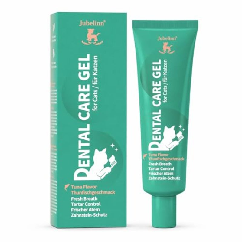 Cat Toothpaste with Tuna Flavour - Promotes Fresh Breath and Healthy Oral Hygiene - Prevents Tartar and Inflammation - Gentle Formula - Dental Care Gel 60 ml - Image 5