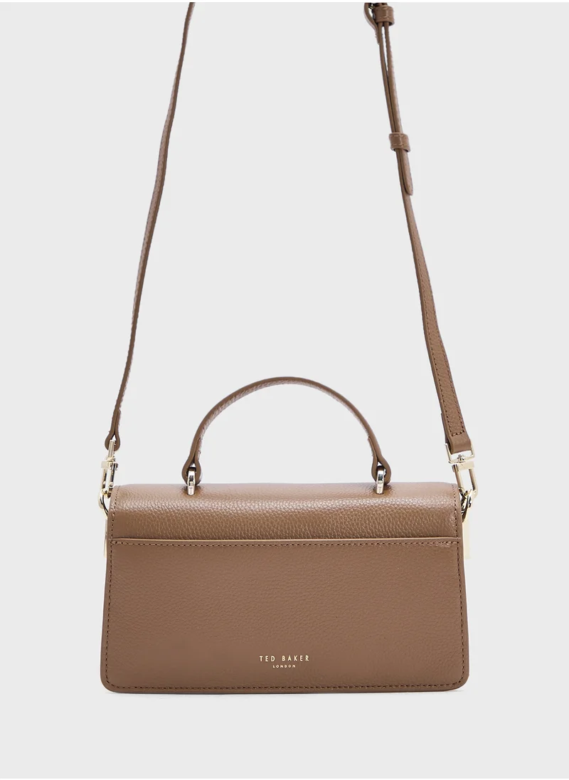 تيد بيكر Rosly Bar Detail Elongated Top Handle Bag